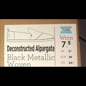 Toms deconstructed alpargata